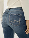 Avery High Rise Straight Leg Cropped Jeans image number 3